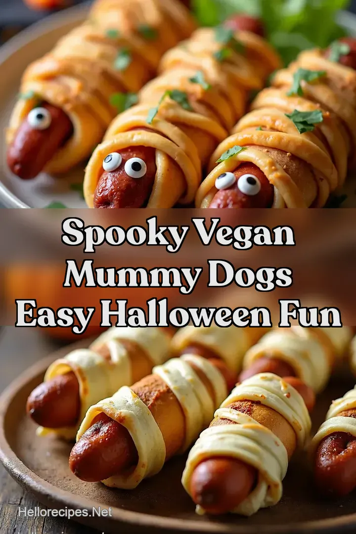 Spooky Vegan Mummy Dogs Easy Halloween Fun