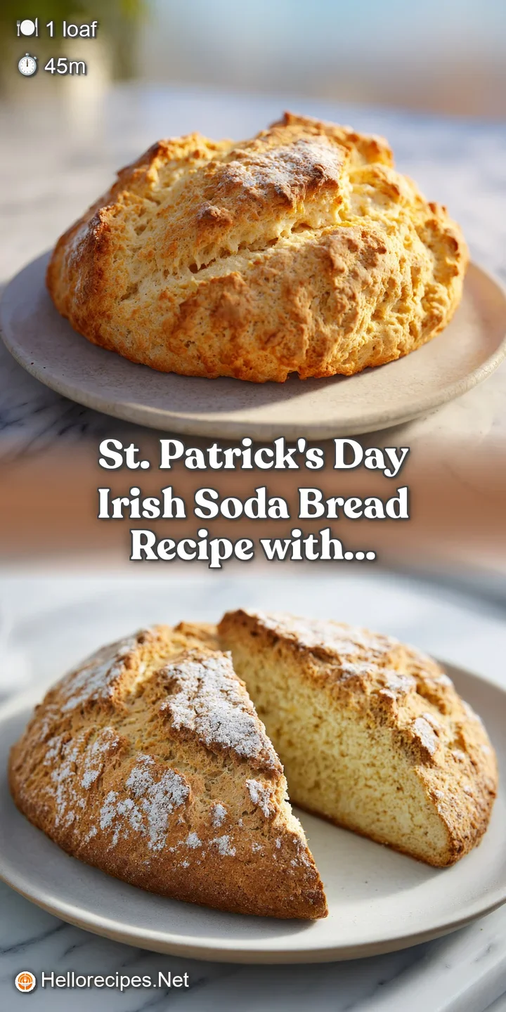 Close-up of a thick, fluffy slice of soda bread, showcasing its tender, slightly dense crumb.