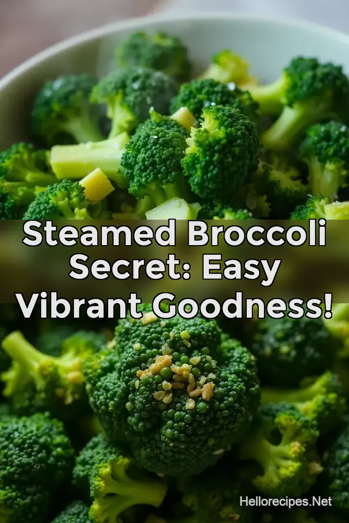 Steamed Broccoli Secret: Easy Vibrant Goodness!