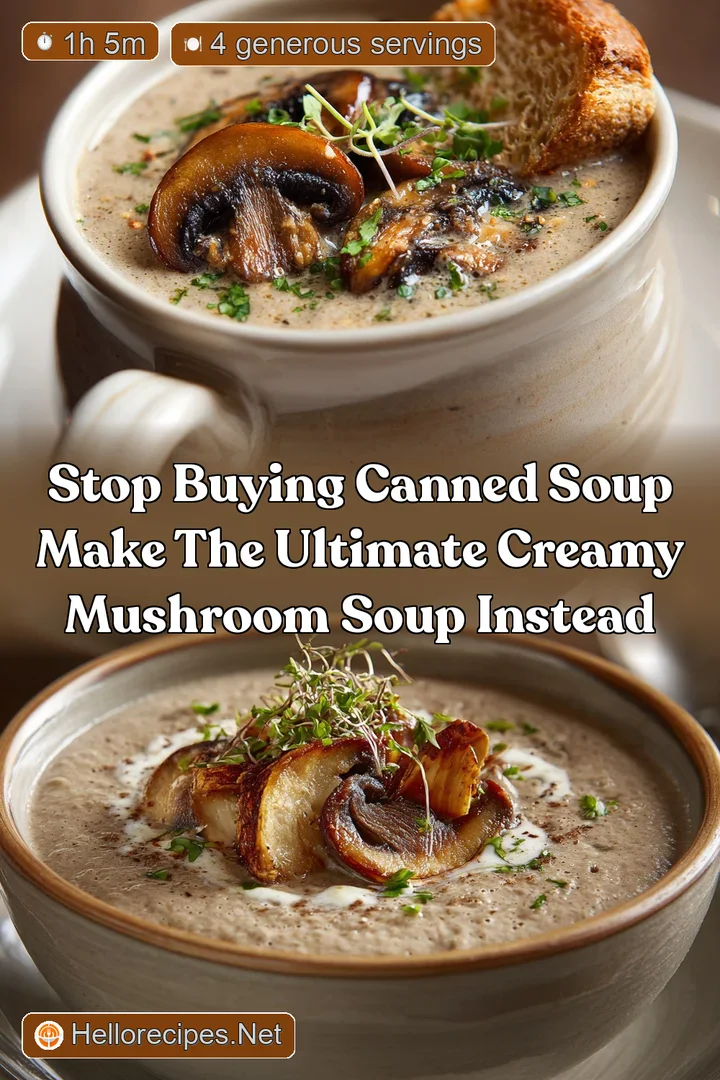 Stop Buying Canned Soup Make the Ultimate Creamy Mushroom Soup Instead