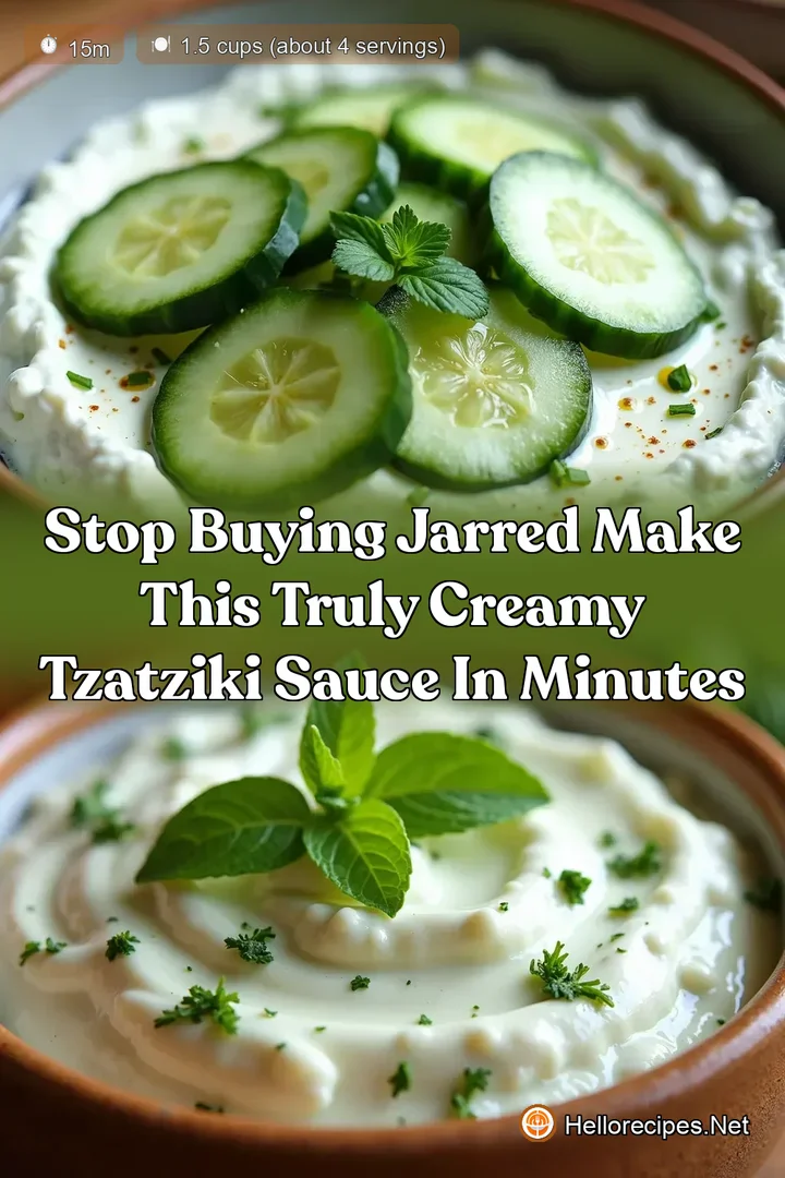 Stop Buying Jarred Make This Truly Creamy Tzatziki Sauce in Minutes