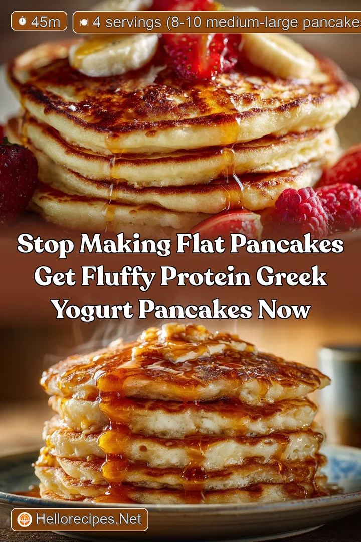 Stop Making Flat Pancakes Get Fluffy Protein Greek Yogurt Pancakes Now