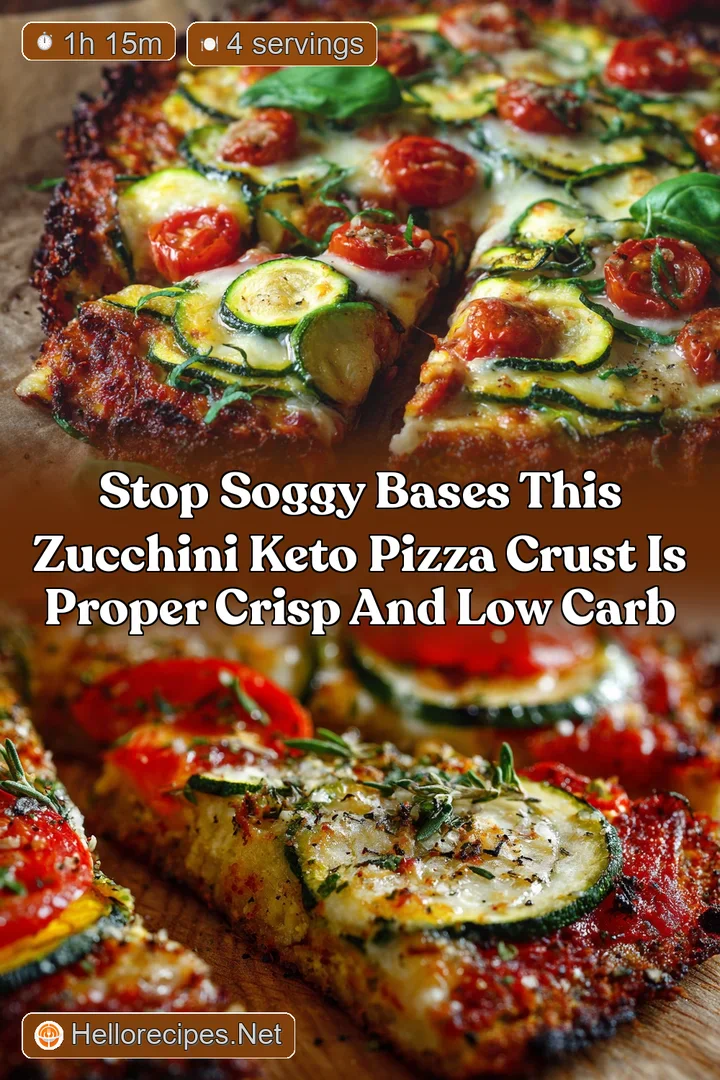 Stop Soggy Bases This Zucchini Keto Pizza Crust Is Proper Crisp and Low Carb