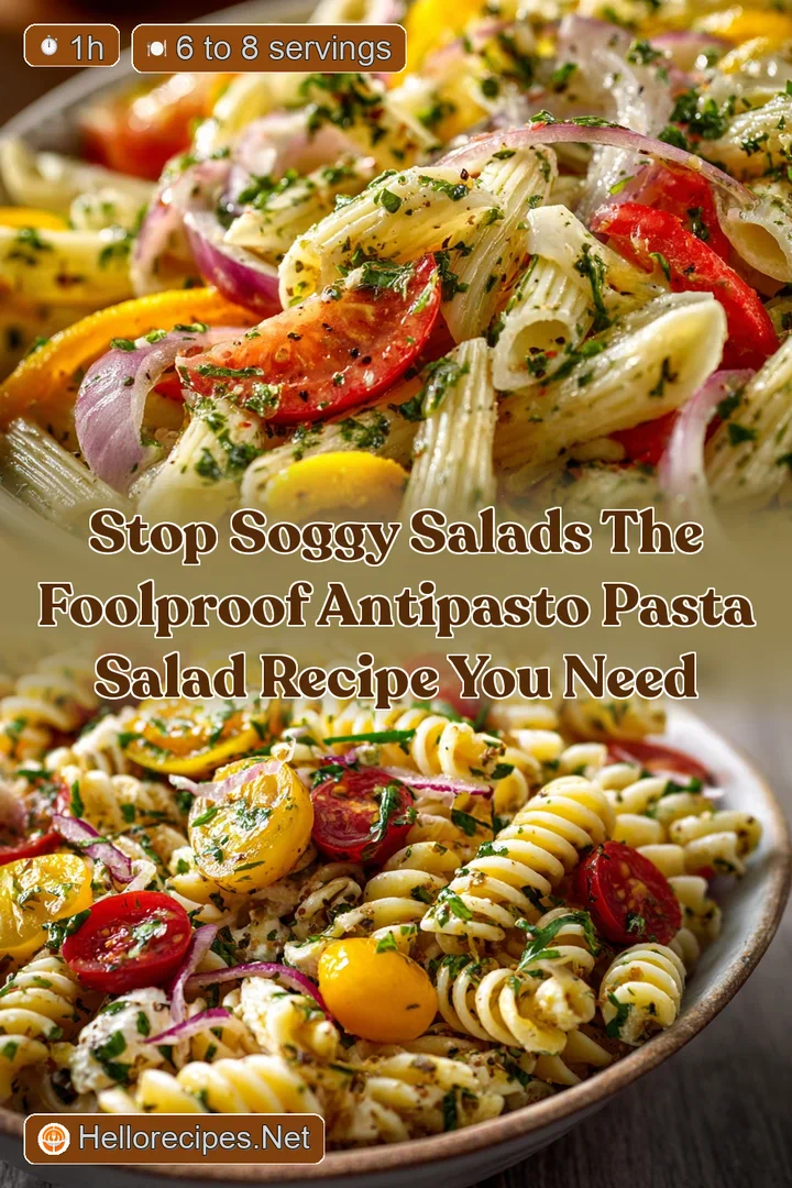 Stop Soggy Salads The Foolproof Antipasto Pasta Salad Recipe You Need