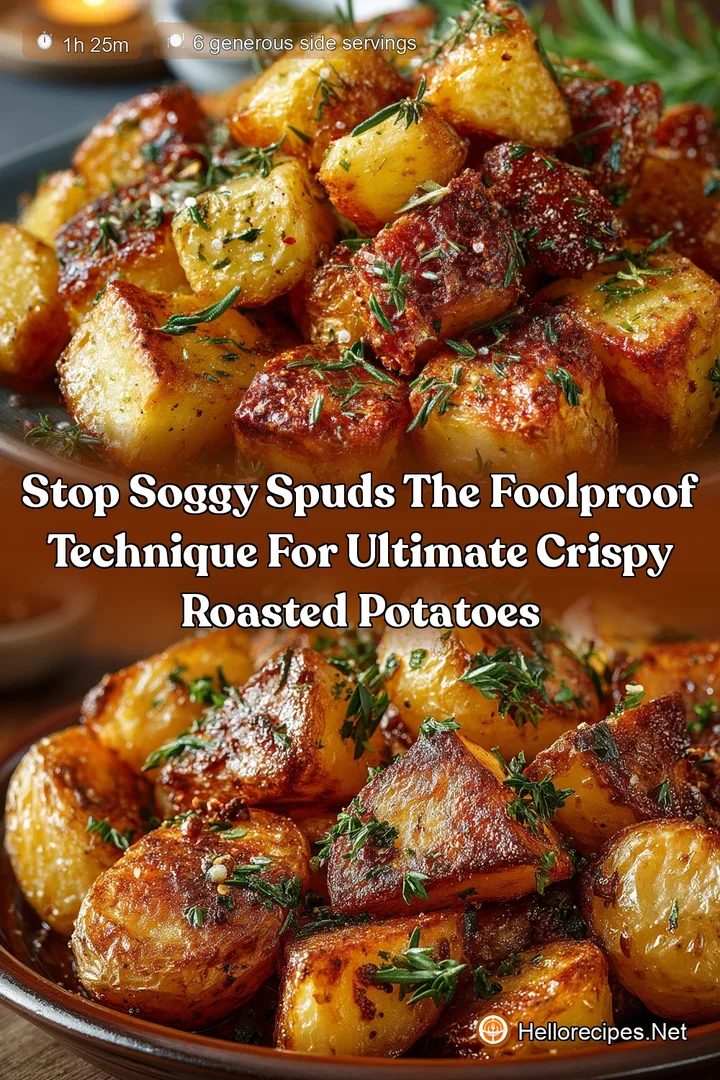 Stop Soggy Spuds The Foolproof Technique for Ultimate Crispy Roasted Potatoes