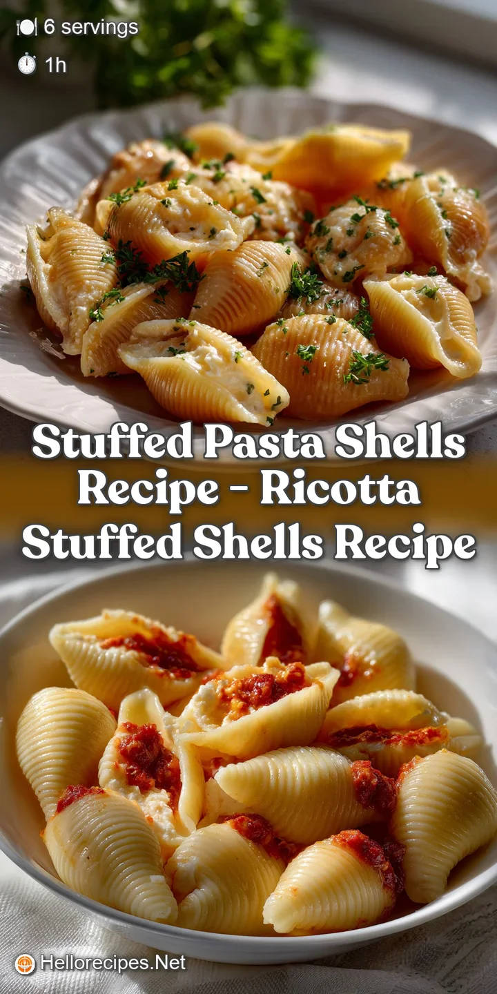 Stuffed Pasta Shells Recipe - Ricotta Stuffed Shells Recipe