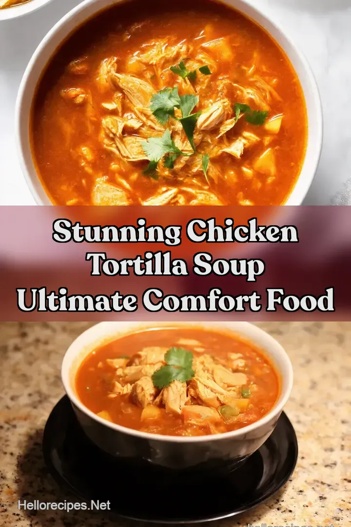 Stunning Chicken Tortilla Soup Ultimate Comfort Food