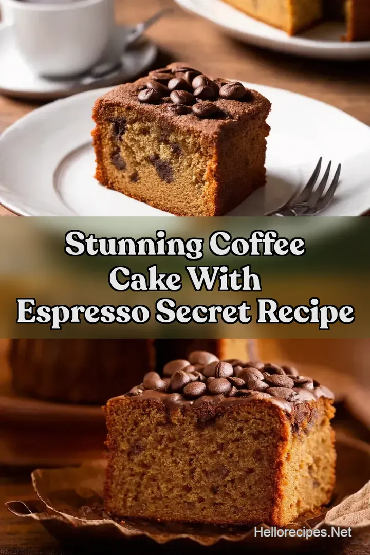 Stunning Coffee Cake with Espresso Secret Recipe
