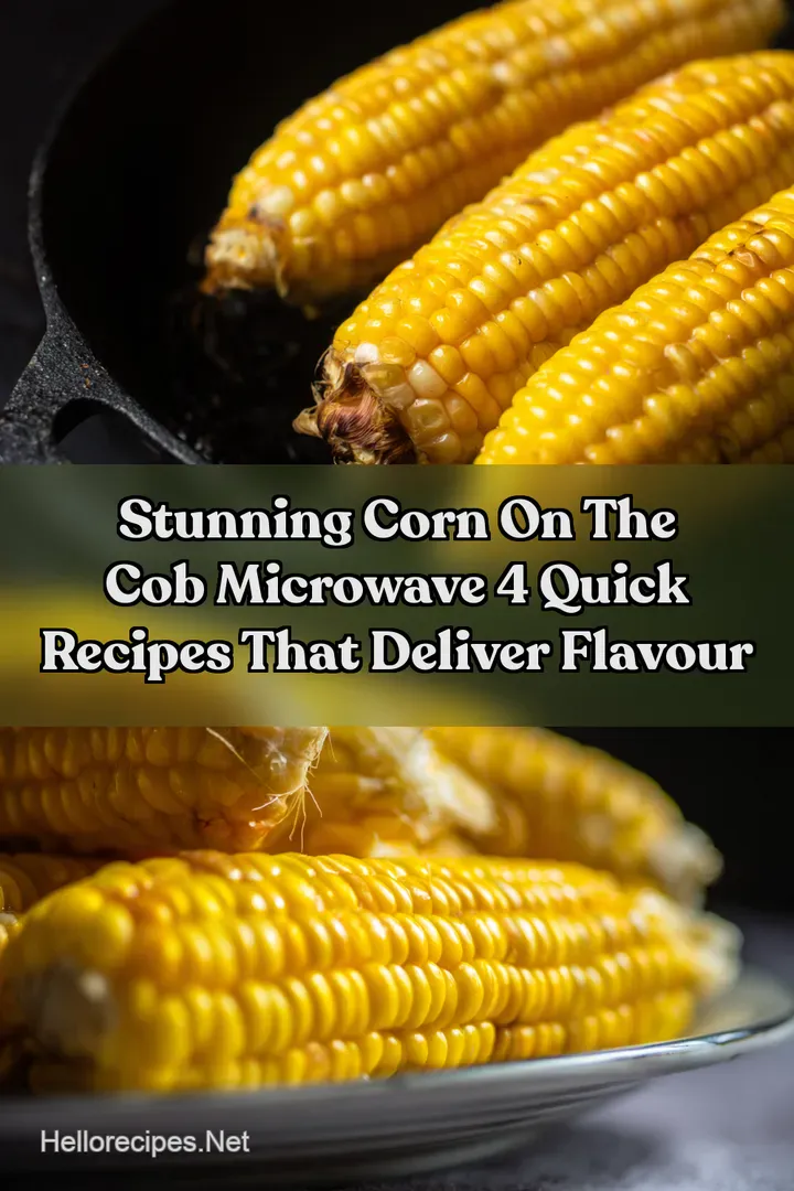 Stunning Corn On The Cob Microwave 4 Quick Recipes That Deliver Flavour : PIN FOR LATER Stunning Corn On The Cob Microwave 4 Quick Recipes That Deliver Flavour