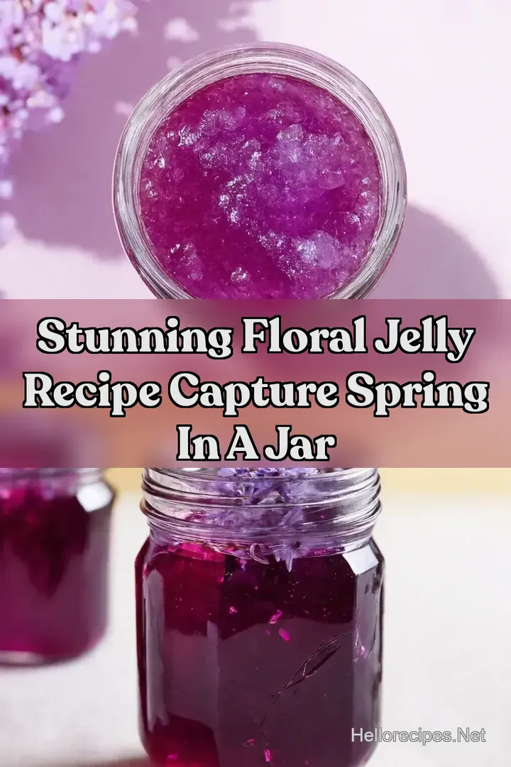 Stunning Floral Jelly Recipe Capture Spring in a Jar