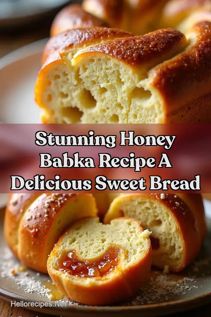 Stunning Honey Babka Recipe A Delicious Sweet Bread