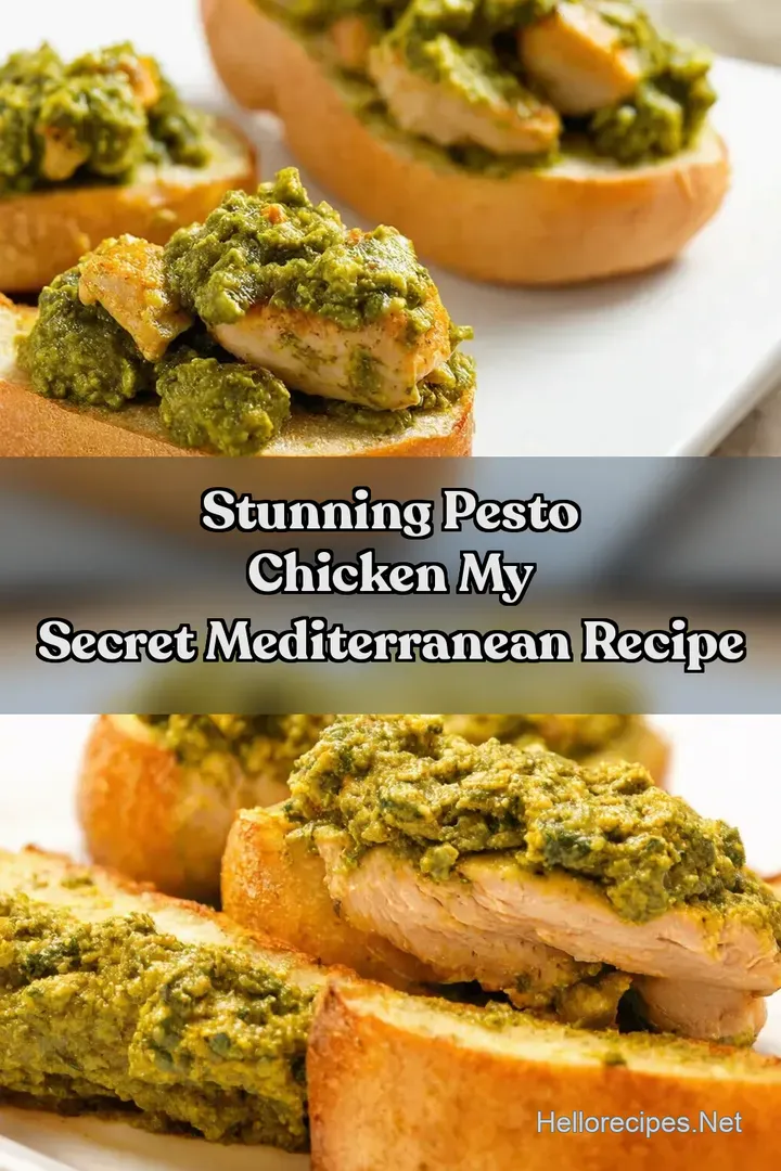 Stunning Pesto Chicken My Secret Mediterranean Recipe