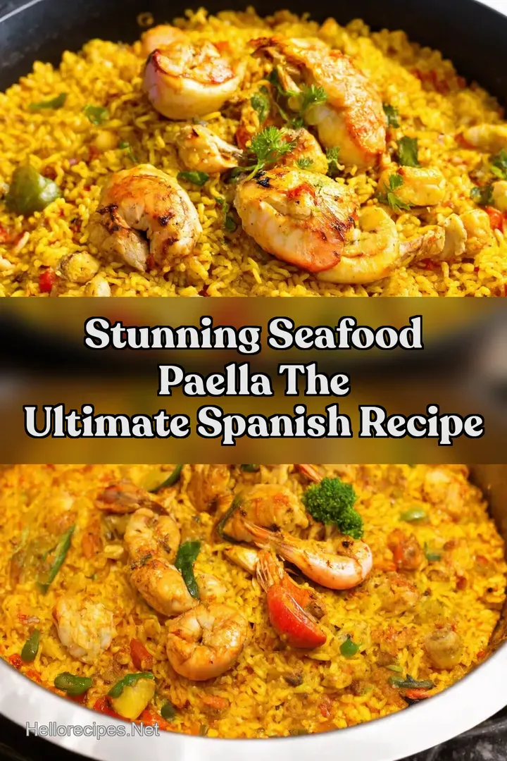 Stunning Seafood Paella The Ultimate Spanish Recipe