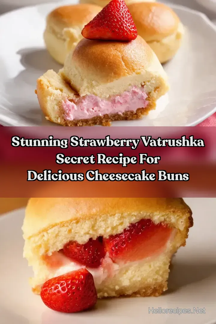 Stunning Strawberry Vatrushka Secret Recipe for Delicious Cheesecake Buns