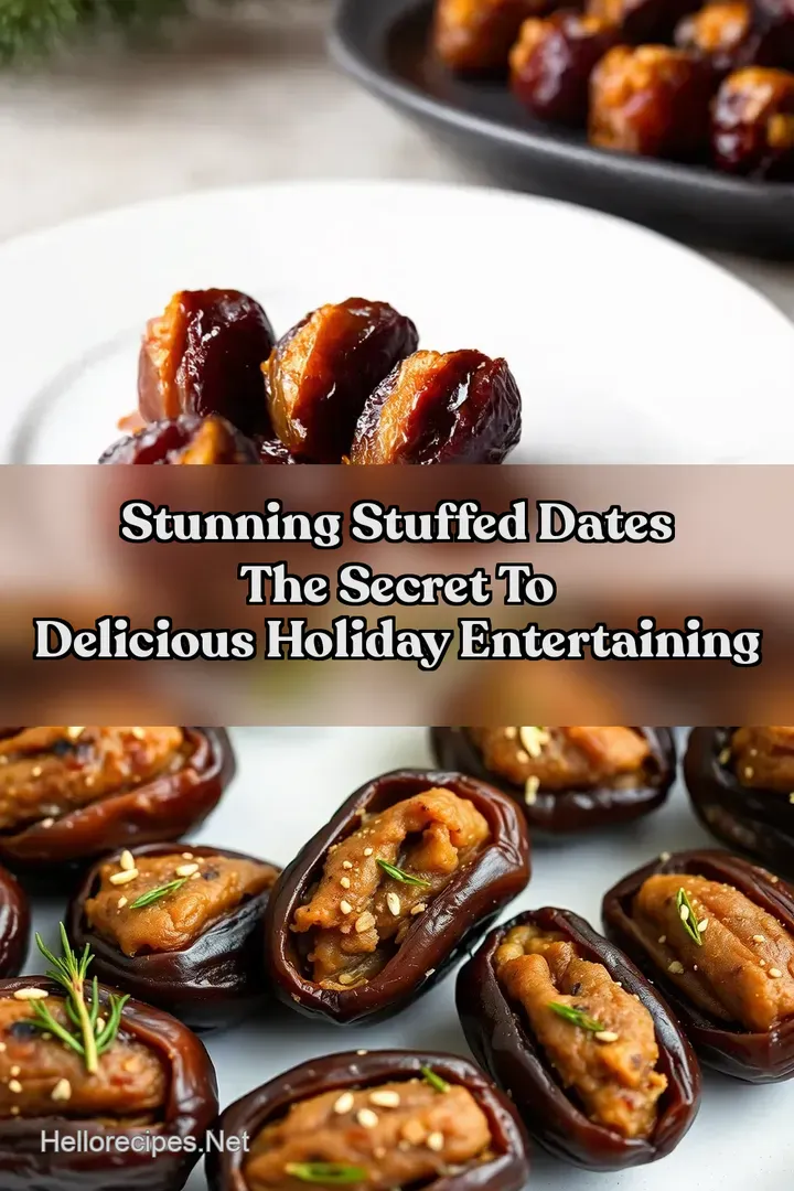 Stunning Stuffed Dates The Secret To Delicious Holiday Entertaining