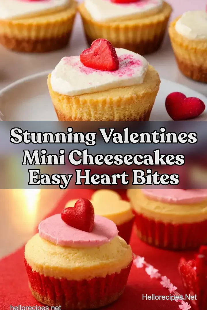 Stunning Valentines Mini Cheesecakes Easy Heart Bites