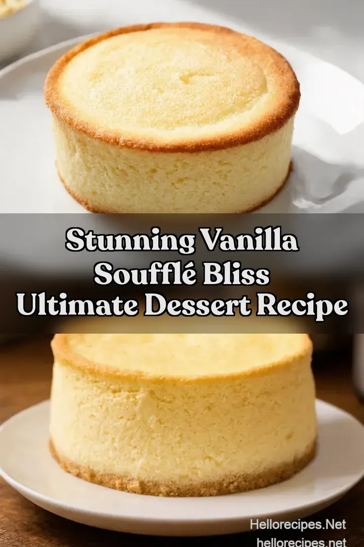 Stunning Vanilla Souffl&eacute; Bliss Ultimate Dessert Recipe