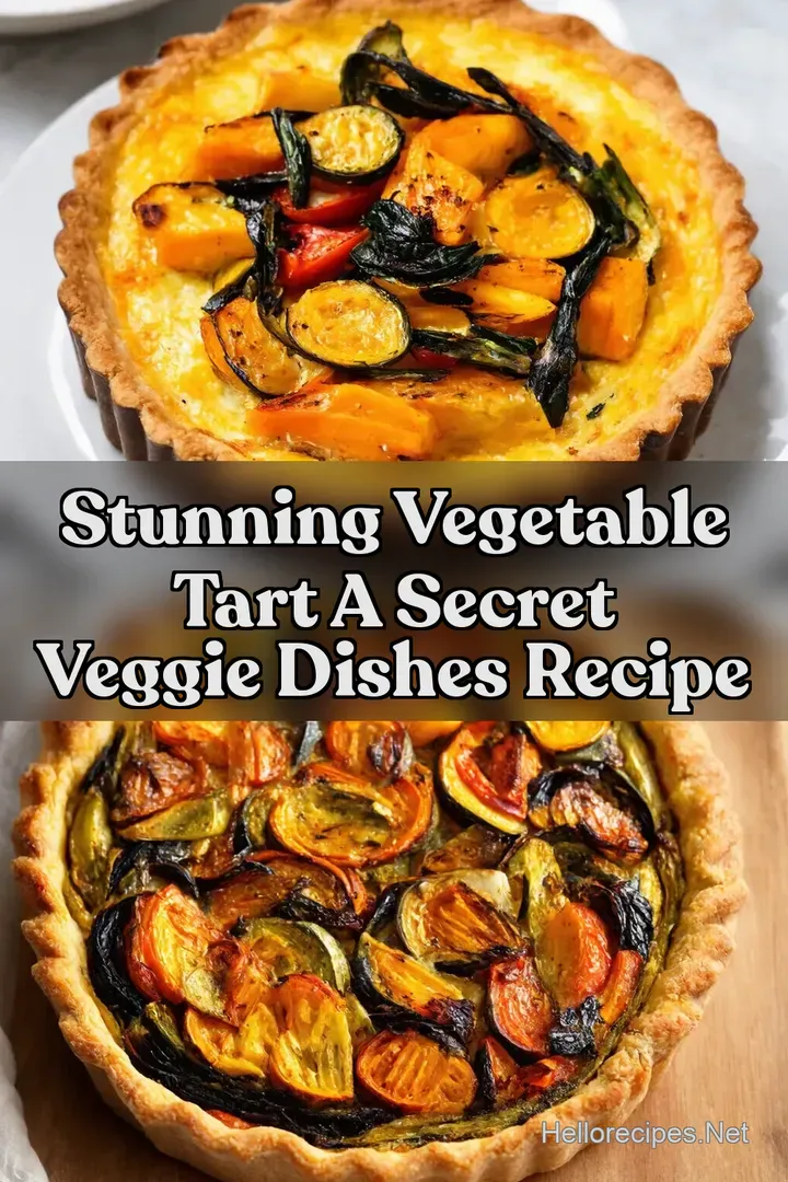 Stunning Vegetable Tart A Secret Veggie Dishes Recipe