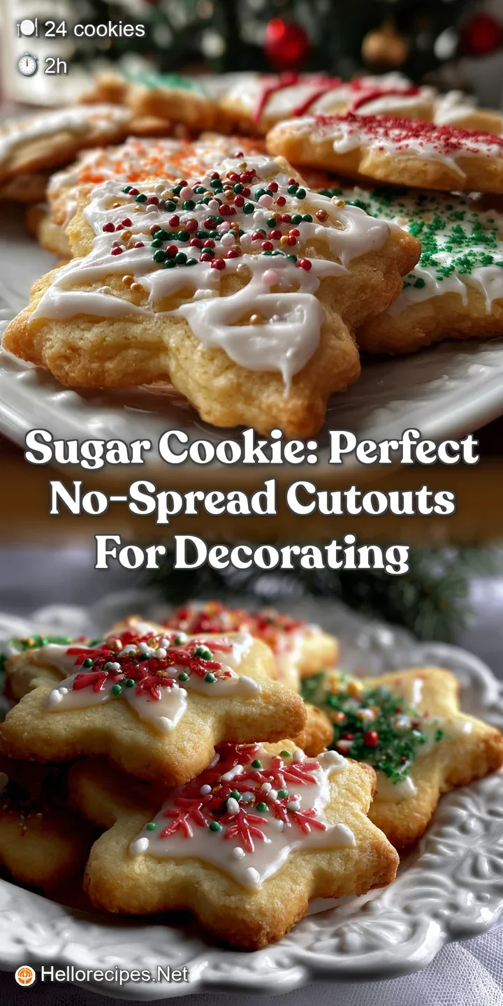 Sugar Cookie: Perfect No-Spread Cutouts for Decorating