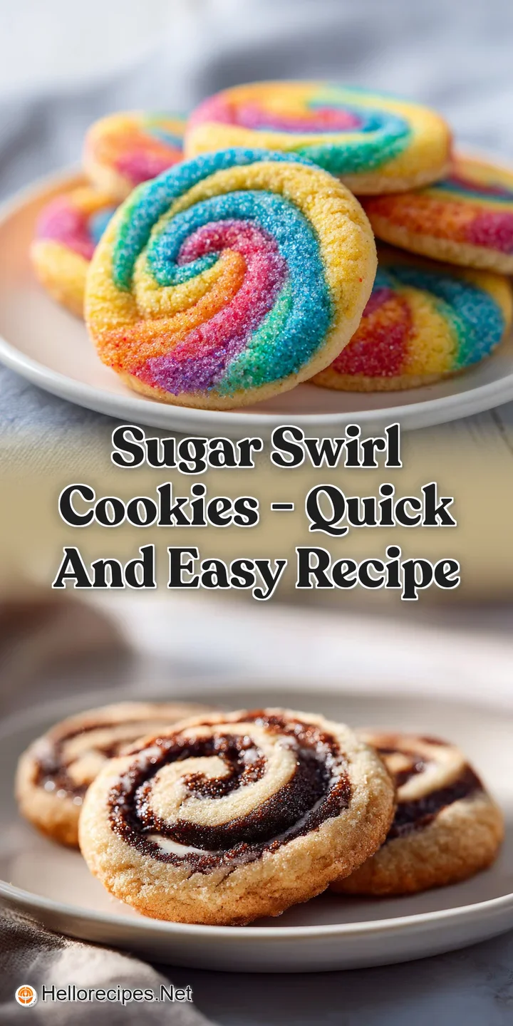 Close-up of a golden sugar swirl cookie, highlighting the delicate swirl pattern and fine sugar crystal texture.