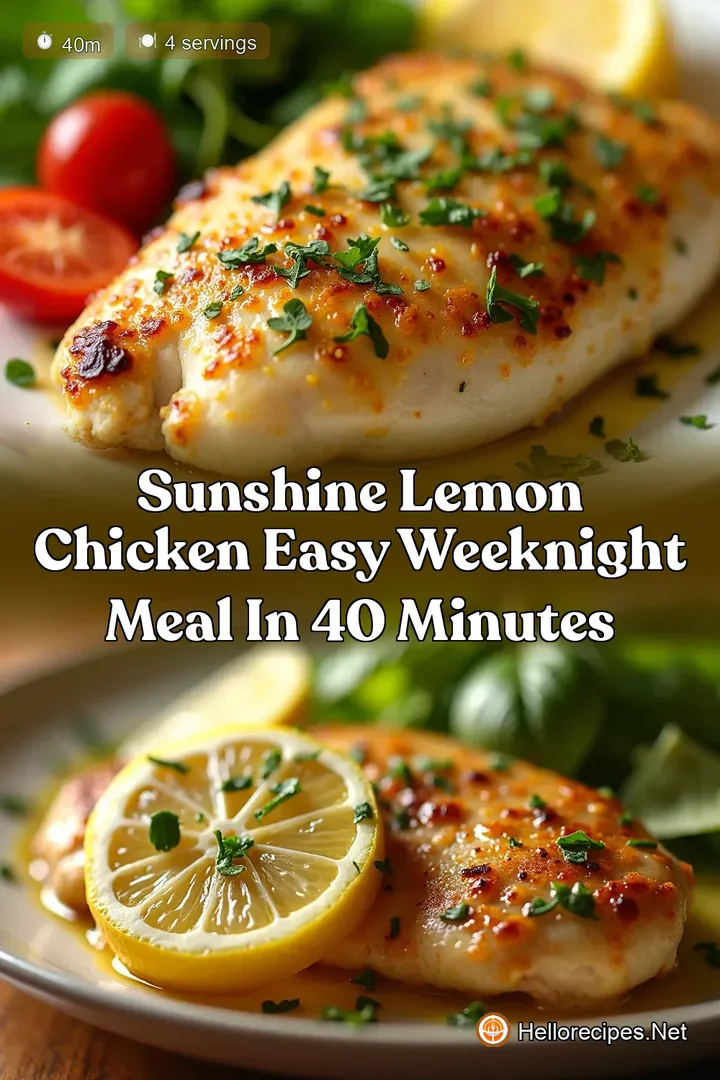 Sunshine Lemon Chicken Easy Weeknight Meal in 40 Minutes