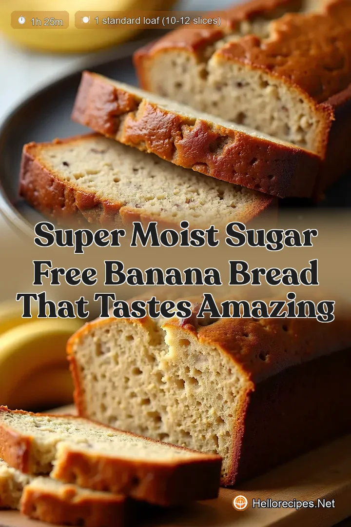 Super Moist Sugar Free Banana Bread That Tastes Amazing