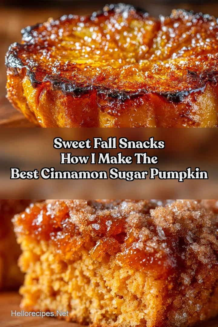 Sweet Fall Snacks How I Make the Best Cinnamon Sugar Pumpkin