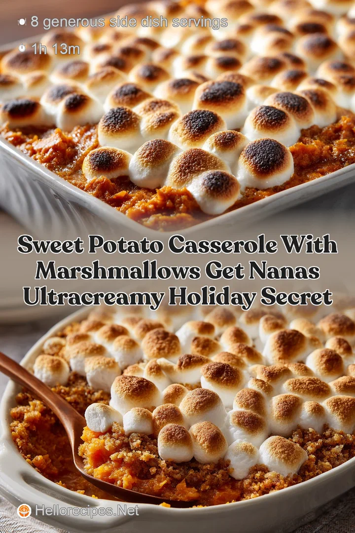 Sweet Potato Casserole with Marshmallows Get Nanas UltraCreamy Holiday Secret