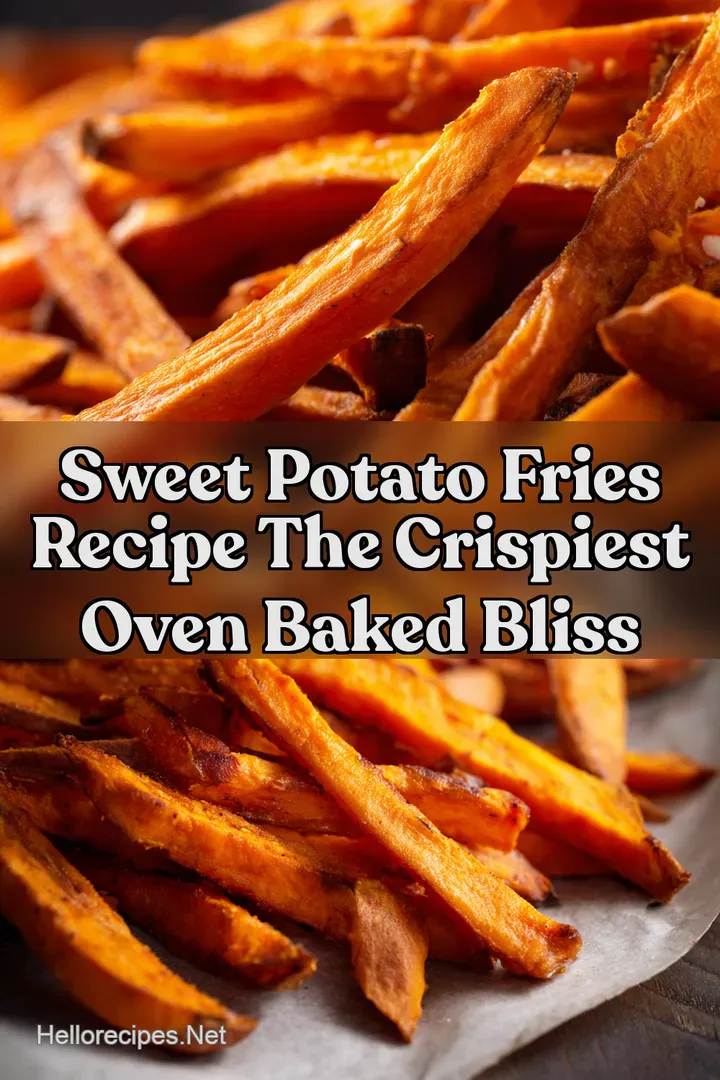 Sweet Potato Fries Recipe The Crispiest Oven Baked Bliss