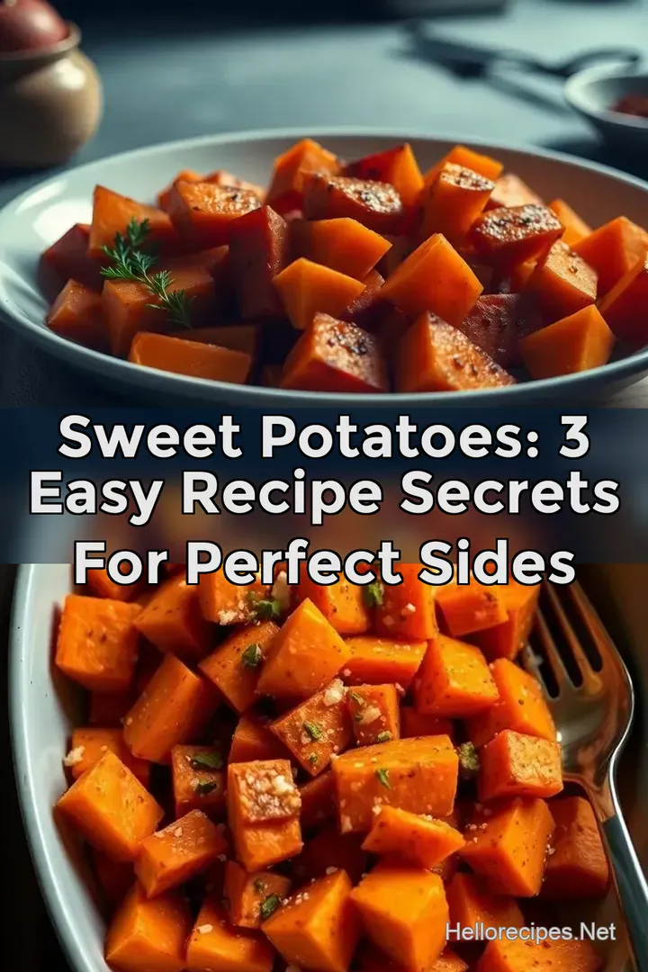 Sweet Potatoes: 3 Easy Recipe Secrets for Perfect Sides