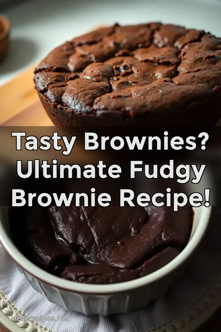 Tasty Brownies? Ultimate Fudgy Brownie Recipe!