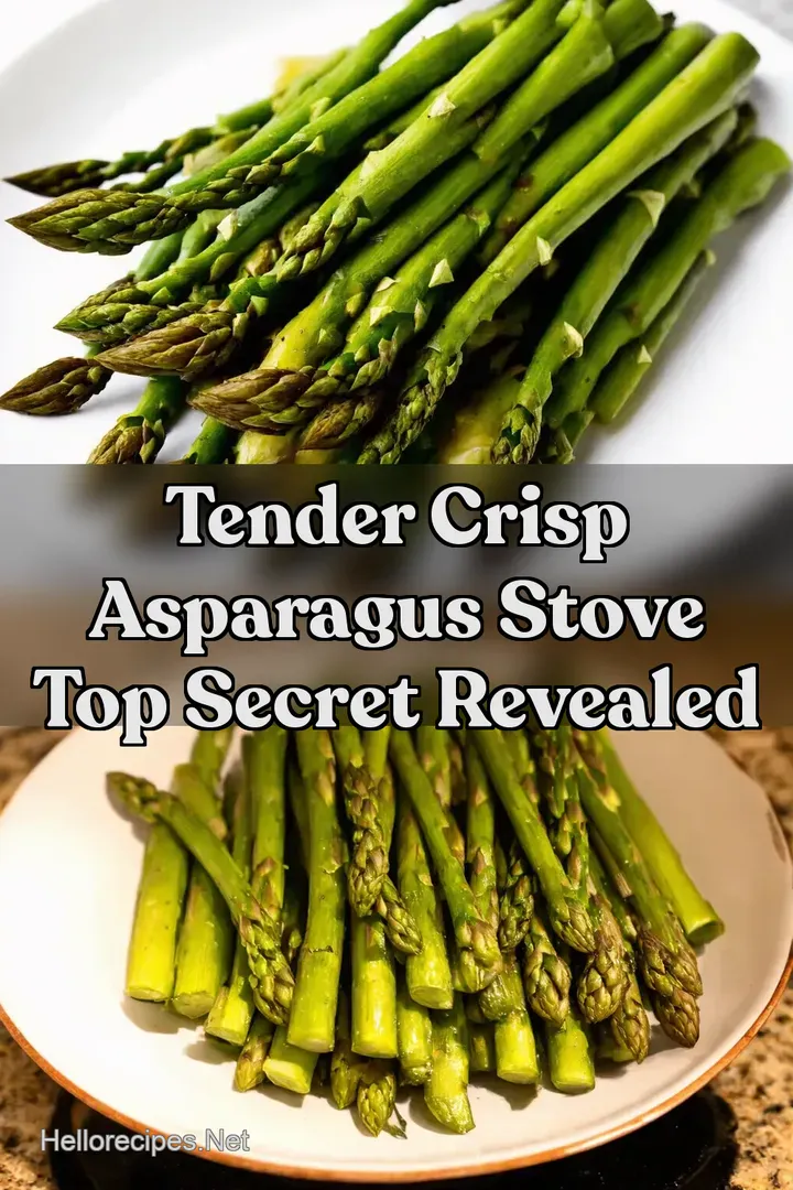 Tender Crisp Asparagus Stove Top Secret Revealed