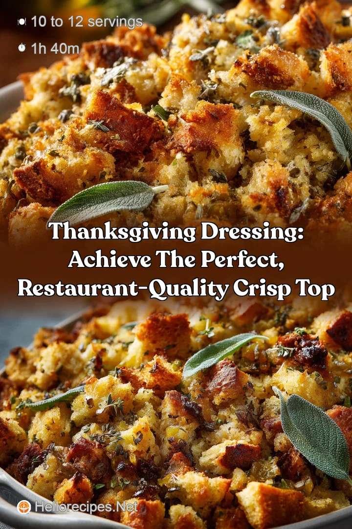 Thanksgiving Dressing: Achieve the Perfect Restaurant-Quality Crisp Top