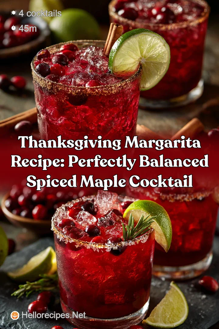 Thanksgiving Margarita Recipe: Perfectly Balanced Spiced Maple Cocktail