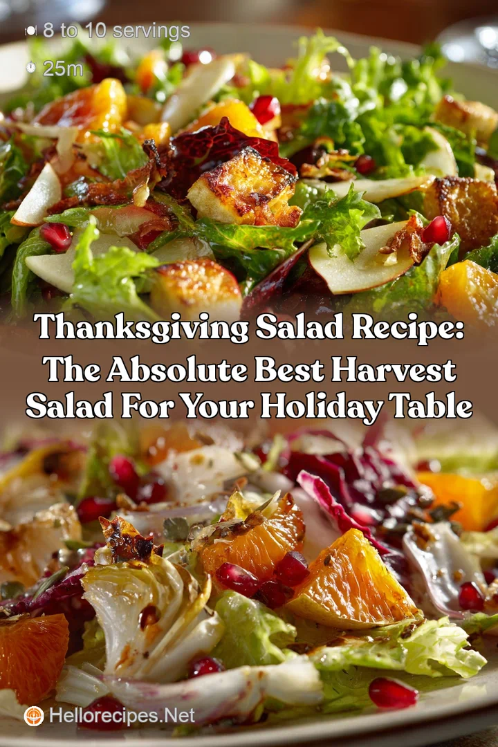Thanksgiving Salad Recipe: The Absolute Best Harvest Salad for Your Holiday Table
