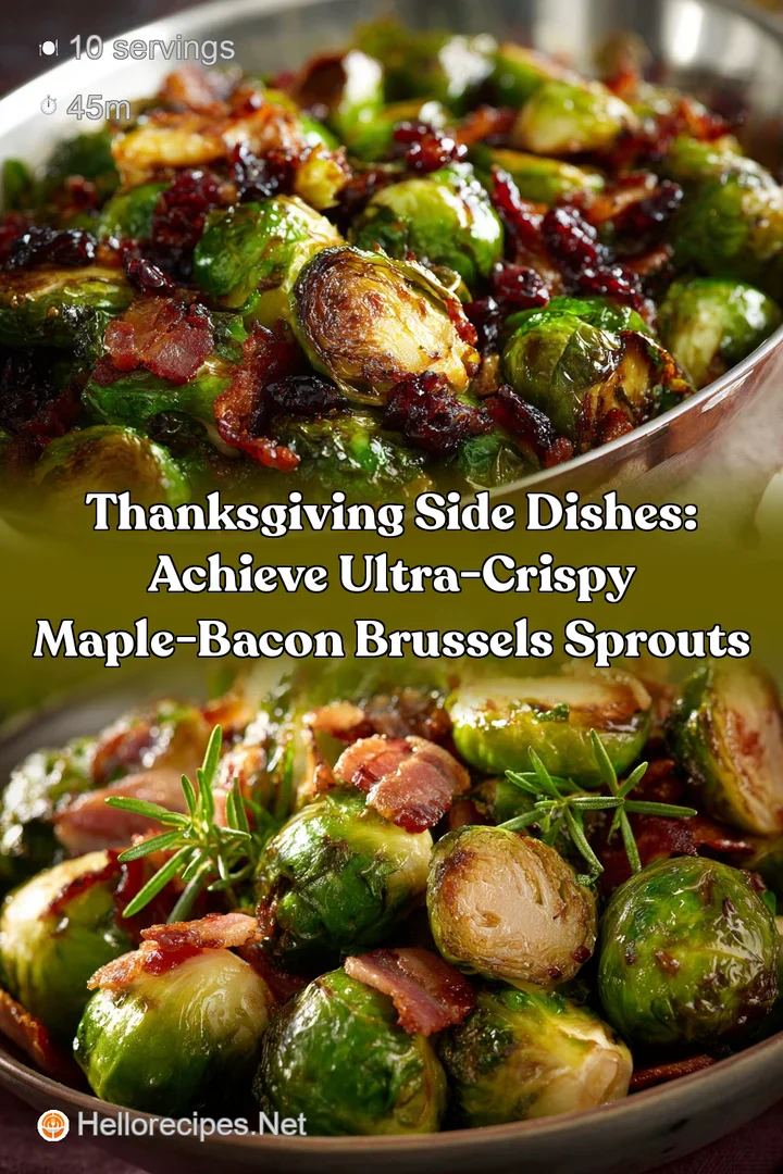 Thanksgiving Side Dishes: Achieve Ultra-Crispy Maple-Bacon Brussels Sprouts