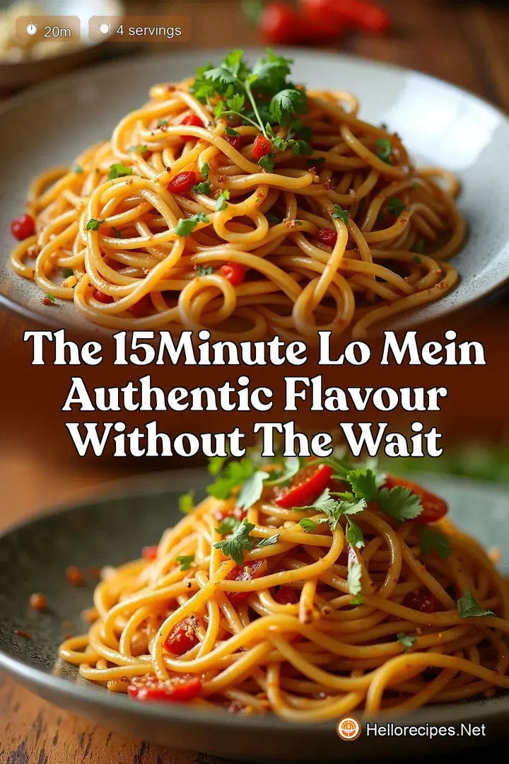 The 15Minute Lo Mein Authentic Flavour Without the Wait