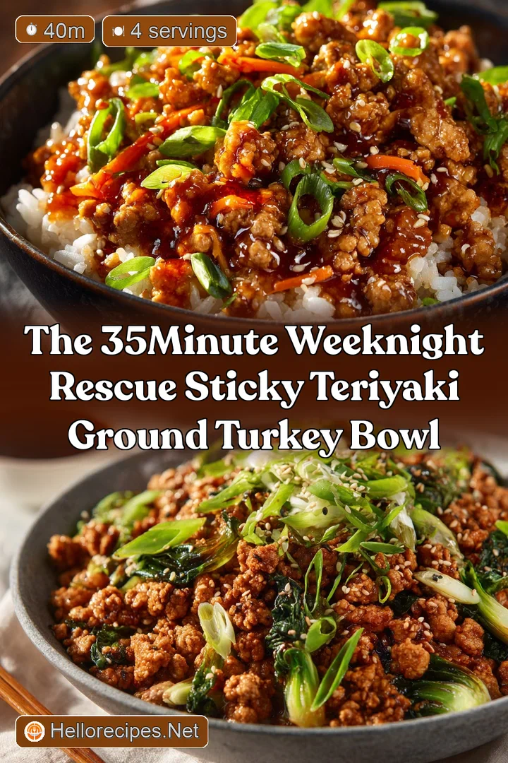 The 35Minute Weeknight Rescue Sticky Teriyaki Ground Turkey Bowl