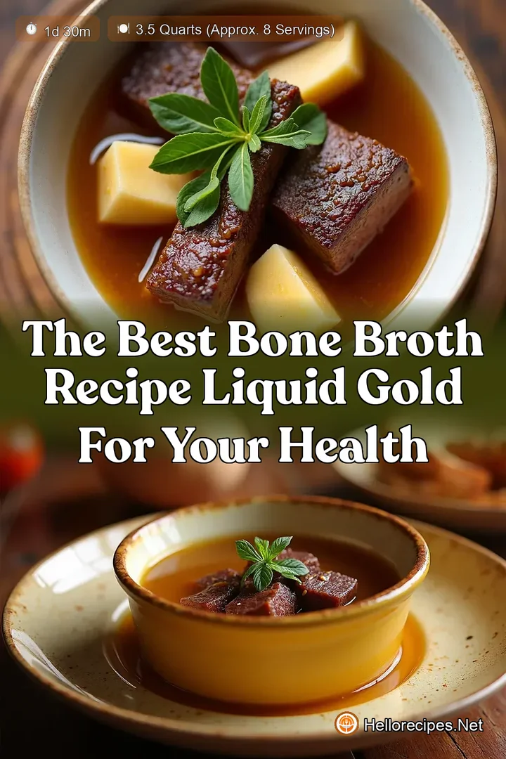 The Best Bone Broth Recipe Liquid Gold for Your Health