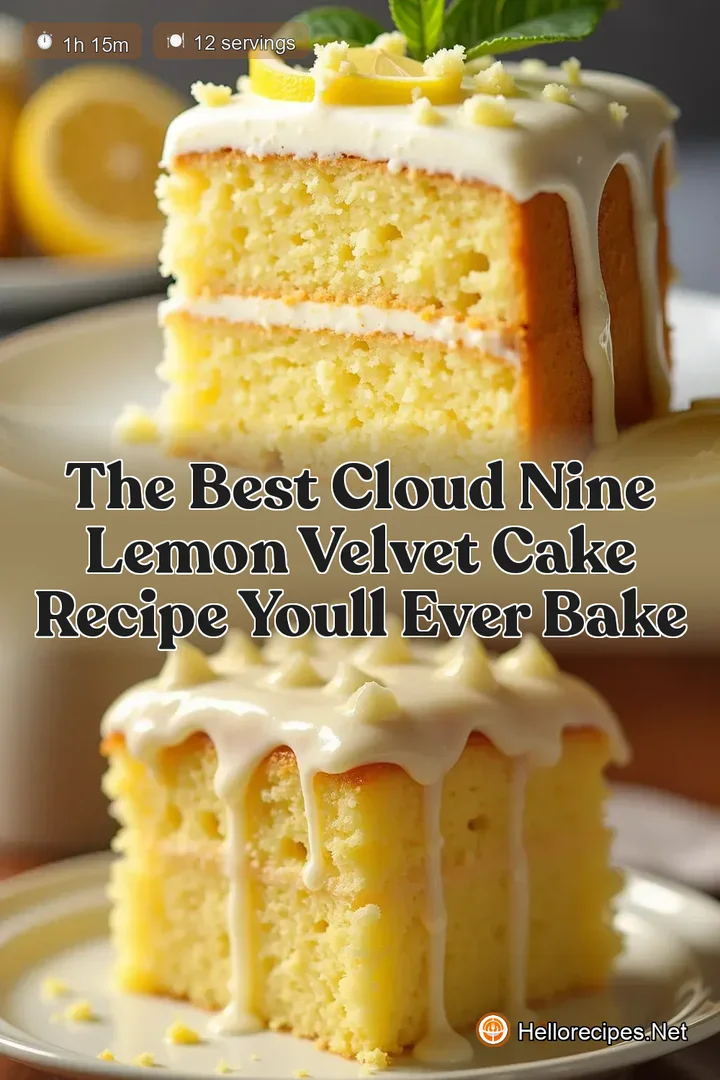 The Best Cloud Nine Lemon Velvet Cake Recipe Youll Ever Bake