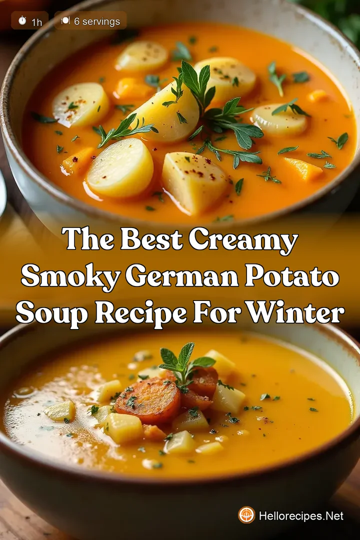 The Best Creamy Smoky German Potato Soup Recipe for Winter