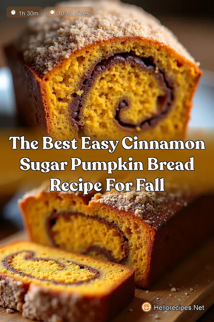 The Best Easy Cinnamon Sugar Pumpkin Bread Recipe for Fall