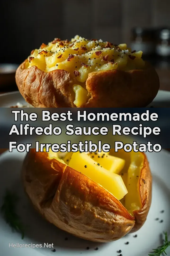 The Best Homemade Alfredo Sauce Recipe For Irresistible Potato