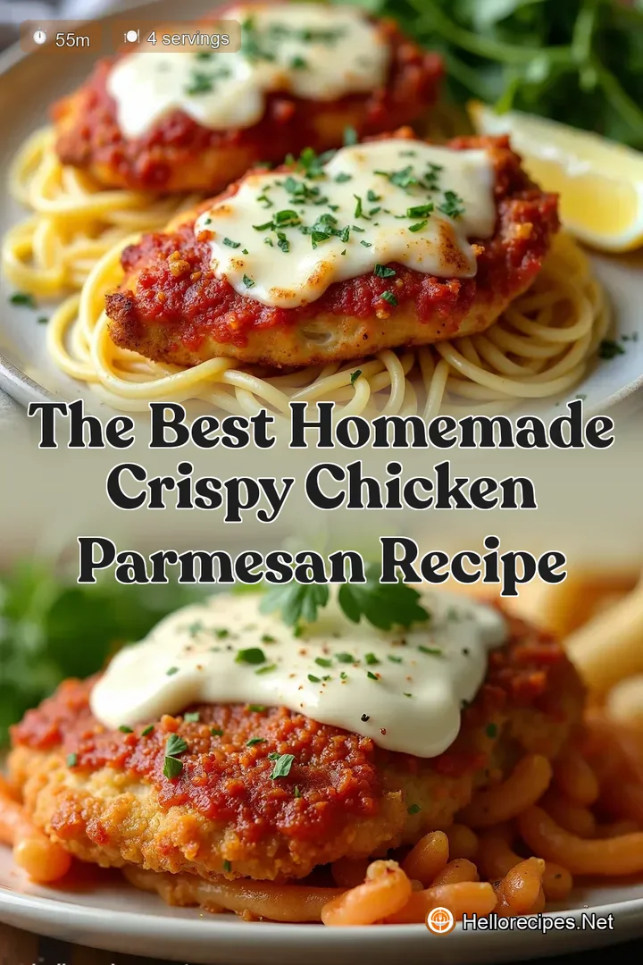 The Best Homemade Crispy Chicken Parmesan Recipe