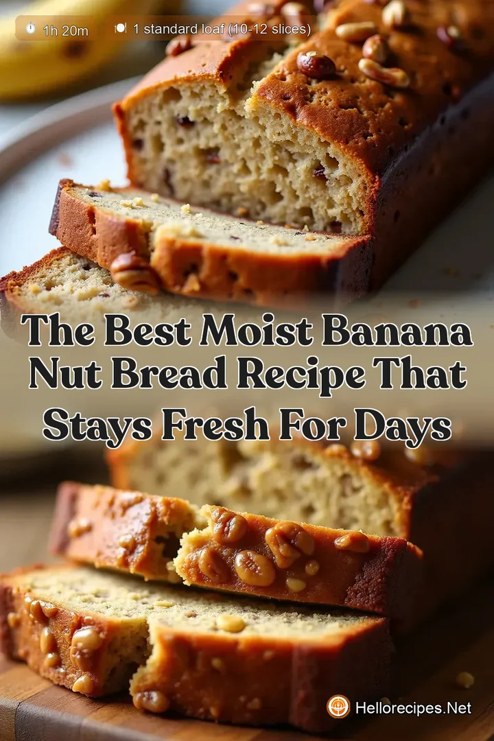 The Best Moist Banana Nut Bread Recipe That Stays Fresh For Days
