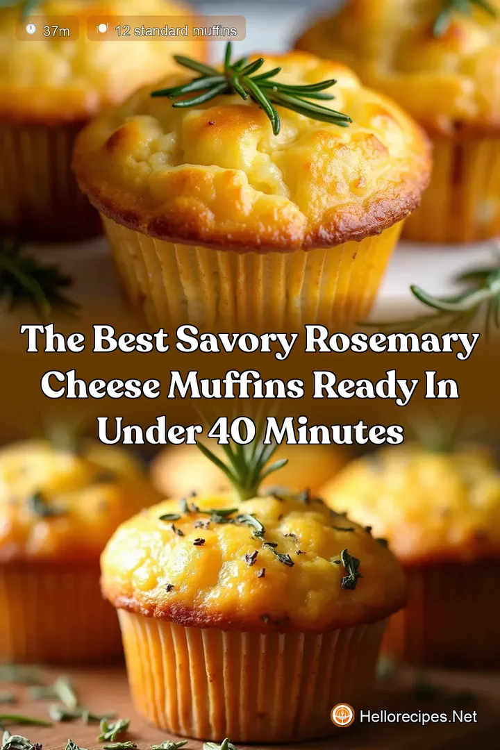 The Best Savory Rosemary Cheese Muffins Ready in Under 40 Minutes