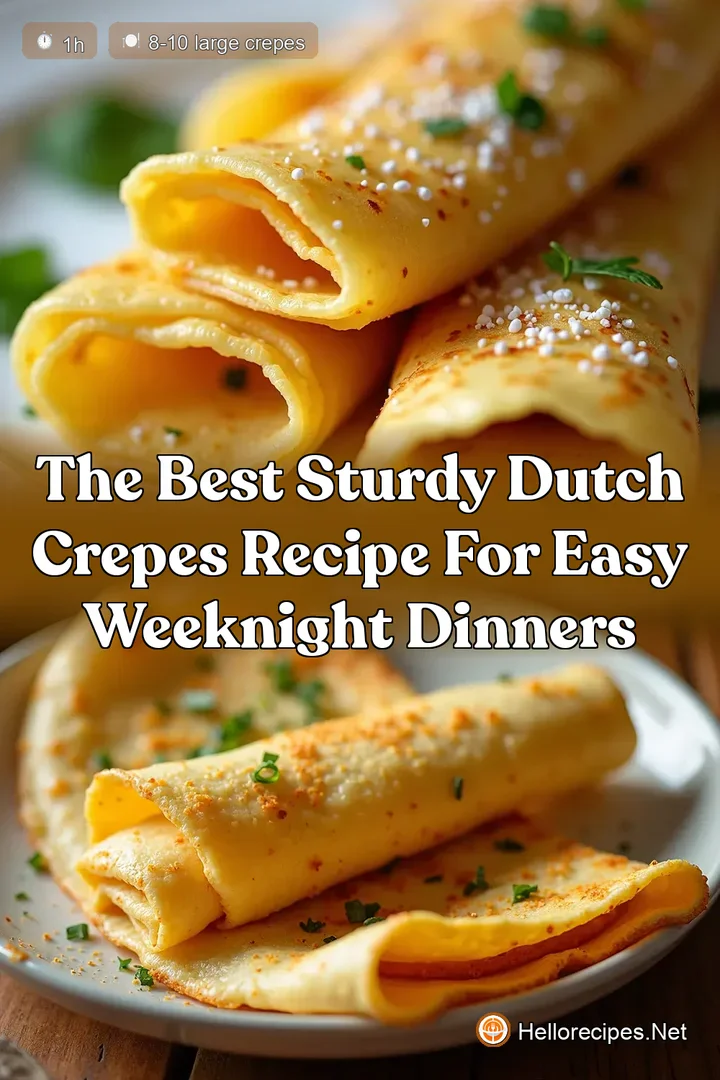 The Best Sturdy Dutch Crepes Recipe for Easy Weeknight Dinners
