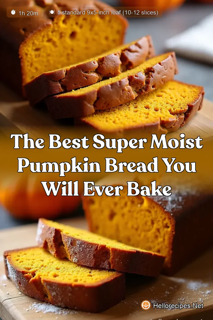 The Best Super Moist Pumpkin Bread You Will Ever Bake