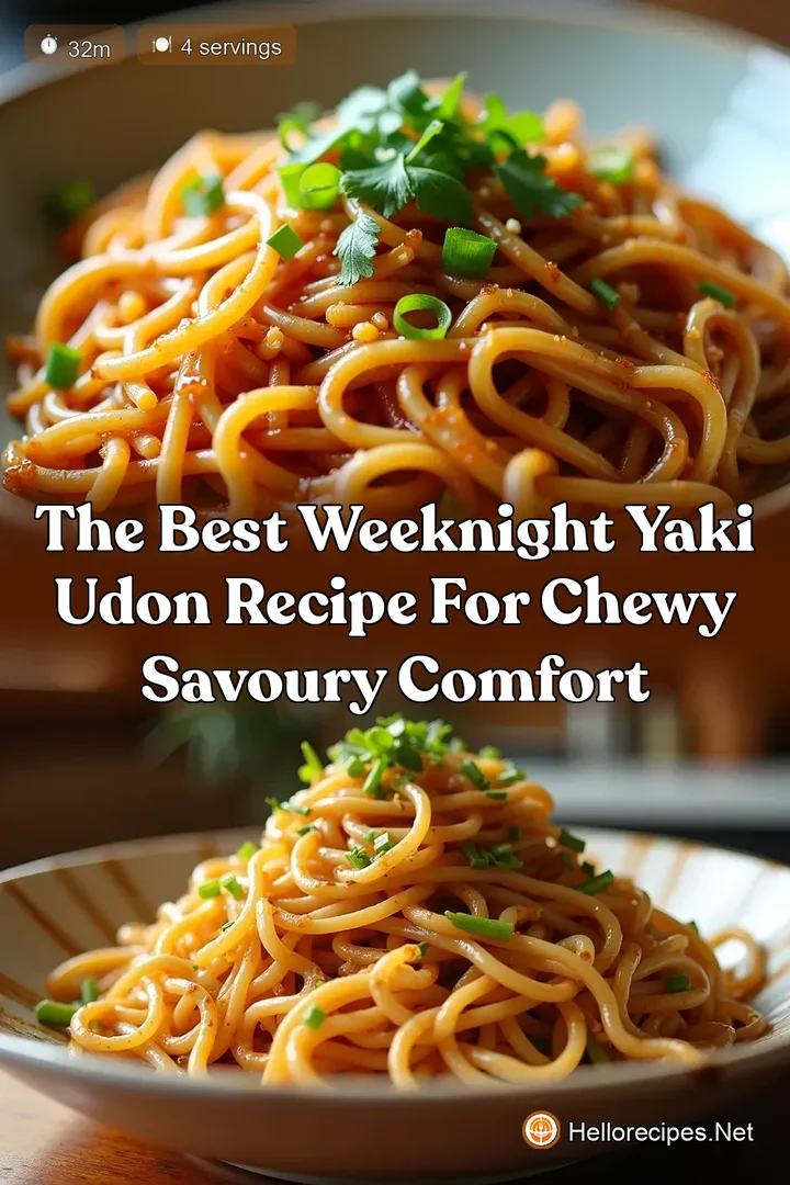 The Best Weeknight Yaki Udon Recipe for Chewy Savoury Comfort