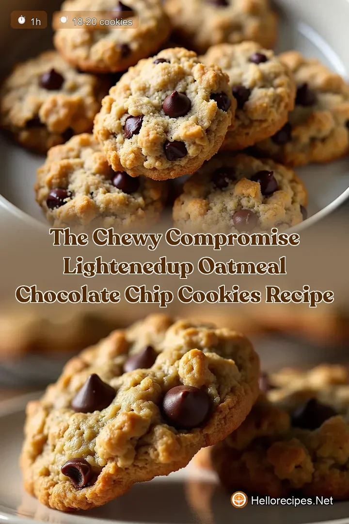The Chewy Compromise LightenedUp Oatmeal Chocolate Chip Cookies Recipe